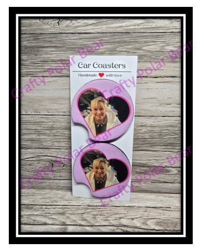 Car Coasters Personalized - Neoprene